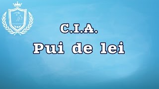 CIA  Pui de lei versuri HQ [upl. by Euphemiah]