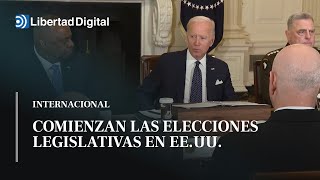 Comienzan las elecciones de mitad de mandato en Estados Unidos [upl. by Norvan]