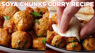 Yummy Soya Chunks Curry Recipe [upl. by Okimik]