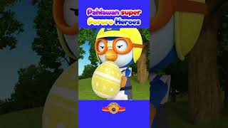 Pahlawan Super Pororo Heroes  RESCUE PORORO  lagupororo laguanakanak shorts kids [upl. by Nnylarat]