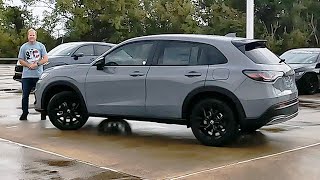 2024 Honda HRV Sport  Is This The BEST Subcompact Crossover SUV [upl. by Ahsinut]