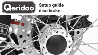 Setup guide disc brake Qeridoo KidGoo [upl. by Keegan]