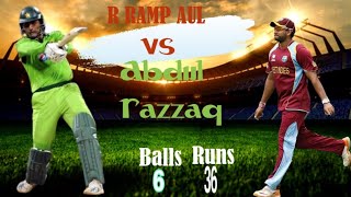 Abdul Razzaq and R PampAul 6 Six In The Over [upl. by Prowel]