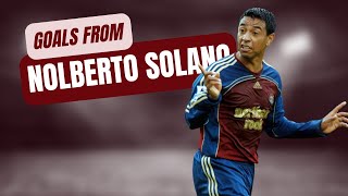 A few career goals from Nolberto Solano [upl. by Hbaruas727]