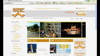 AULA SITE FATEC E SISTEMA MOODLE [upl. by Kendre]