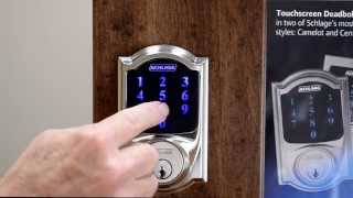 Factory Reset Procedure  Schlage Connect and Schlage Sense Deadbolt [upl. by Akemeuwkuhc197]