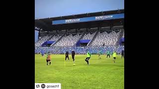 Riscaldamento pre partita De Zerbi  Sassuolo 202021 [upl. by Eart]