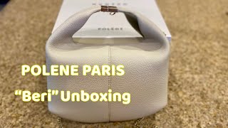 POLENE PARIS “BERI” LEATHER BAG UNBOXING [upl. by Malissia765]