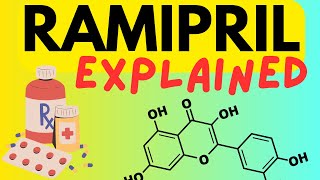 RAMIPRIL EXPLAINED  MECHANISM OF ACTION USES SIDE EFFECTS DOSE  ACE INHIBITORS RAAS SYSTEM [upl. by Adnam]