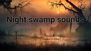 8 hours of night swamp sounds for relaxation stress relief and deep sleep [upl. by Daughtry226]