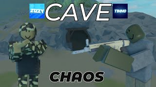 CAVE CHAOS Ft z1zzy88  A Trident Survival V4 MOVIE [upl. by Aihsekel]