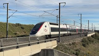 High speed Trains in France TGV InOui OUIGO AVE [upl. by Story113]