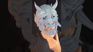 Hannya mask from our new fantasy bundle Tales of Ryuboken 👹 3dprinting 3dprinter onimask [upl. by Osmund]