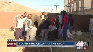 Youth complete service on MLK Jr Day [upl. by Noda]