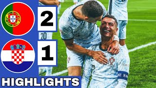 🔴Portugal vs Croatia 21 Extended HIGHLIGHTS  Cristiano Ronaldo 900th GOALS  UEFA Nations League [upl. by Patterson237]