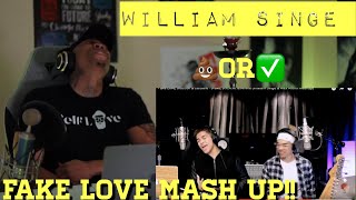 William Singe amp Alex Aiono Fake Love Broccoli Caroline REACTION [upl. by Kirst]