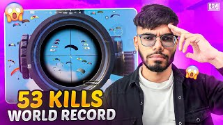 HIGHEST 53 KILLS WORLD RECORD IN BGMI INDIA  CASETOO [upl. by Nnaihs]