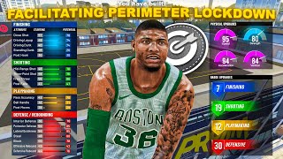 TOXIC COMP NEW BEST PERIMETER LOCKDOWN BUILDS NBA 2K21  BEST MARCUS SMART BUILD NBA2K21  DEMIGOD [upl. by Adnohsek]