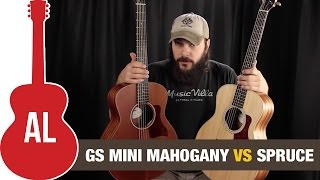 Taylor GS Mini Mahogany vs Spruce  Can you hear the difference [upl. by Cordie524]