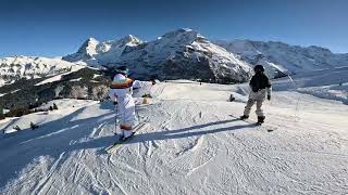 Piste 2 blue LauterbrunnenMÃ¼rren Switzerland [upl. by Jamaal]