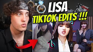 BLACKPINK LISA TIKTOK COMPILATION 😍  REACTION [upl. by Notrab]