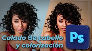 Cómo hacer calado de cabello y colorización en Photoshop [upl. by Pamelina]