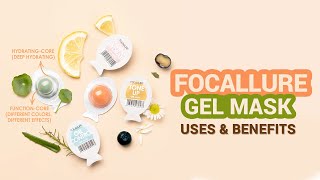 FOCALLURE Twincore Gel Mask Uses and Benefits  How to use gel mask  Focallure reviews [upl. by Hiram]