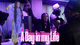 DAY IN MY LIFE Capella Grey Listening Party  VIBE RESPONSIBLY VOL1 VLOG [upl. by Danas]