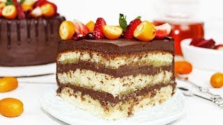 Chocolate Orange Cake  How To Make A Chocolate Drip Cake [upl. by Adnarb506]