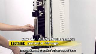 180 Degree Peel Test on Tensile Tester XLW M by Labthink [upl. by Llenyl]