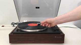 Kenwood KP2022A Plattenspieler  Turntable  Record player  Funktionsdemo [upl. by Sudbury]