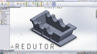 Aula 10  Redutor SolidWorks HD [upl. by Enilada]