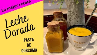 Efectiva LECHE DORADA  Pasta de CÚRCUMA receta facil [upl. by Sonja]