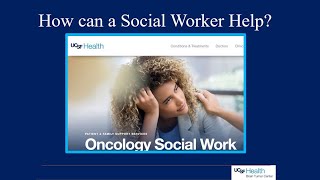 Oncology Social Work How it can help [upl. by Joelle]