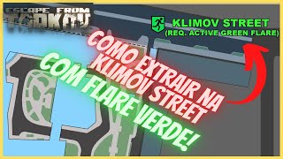 COMO EXTRAIR NA KLIMOV STREET  TUTORIAL  ESCAPE FROM TARKOV  PTBR [upl. by Vikky]