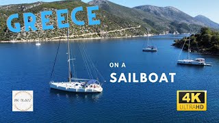 Trip on a sailboat Greece 4K [upl. by Ibloc]