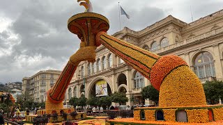 MENTON  FRANCE🇫🇷  SUD DE LA FRANCE  FÊTE DES CITRONS 2024 [upl. by Wallford]