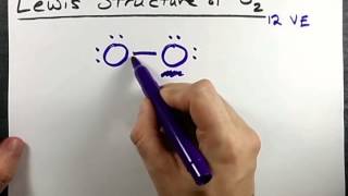 Lewis Structure of O2 [upl. by Suruat111]