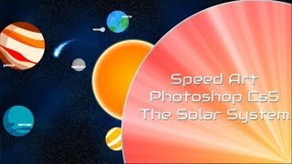 Photoshop Cs5The Solar System Custom Made [upl. by Hayilaa]