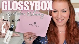 OOH ANOTHER GOOD ONE  GLOSSYBOX APRIL 2024 BEAUTY BOX UNBOXING [upl. by Aelanej]