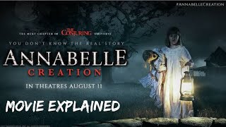 ANNABELLE CREATION  MOVIE EXPLAINED  HINDI ragamovieexplained [upl. by Darren452]