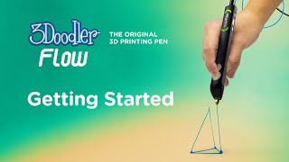 How to Get Started with the 3Doodler Flow [upl. by Peregrine918]