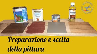 Preparazione del legno e scelta della pittura [upl. by Gusta]