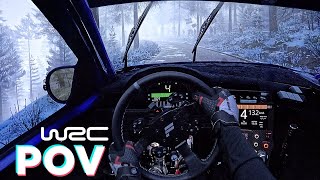 BRUTAL Winter Conditions in The NEW WRC 23 Croatia Rally  Fanatec CSL DD [upl. by Delp]