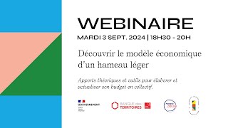 Webinaire  Modèle économique amp budget dun hameau léger [upl. by Darra]