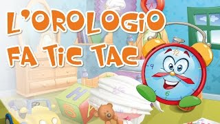 Lorologio fa tic tac  Canzoni per bambini di Mela Music MelaEducational [upl. by Yaker234]