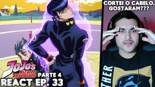 JOSUKE MITOU React JoJos Bizarre Adventure Parte 4 EP 33 [upl. by Jessie500]