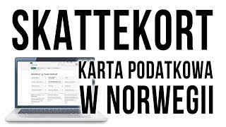 Karta Podatkowa  Skattekort  w Norwegii  Start NO [upl. by Zink]