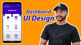 Dashboard UI Design Using Grid Layout in Android Studio [upl. by Fidelio117]