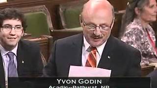 Député dAcadieBathurst Yvon Godin  40e FJFNB et Jason Godin [upl. by Paluas]